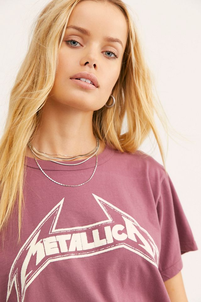 Metallica Young Metal Rebel Crop Tee  #2