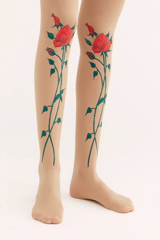 Tattoo Rose Tights #2