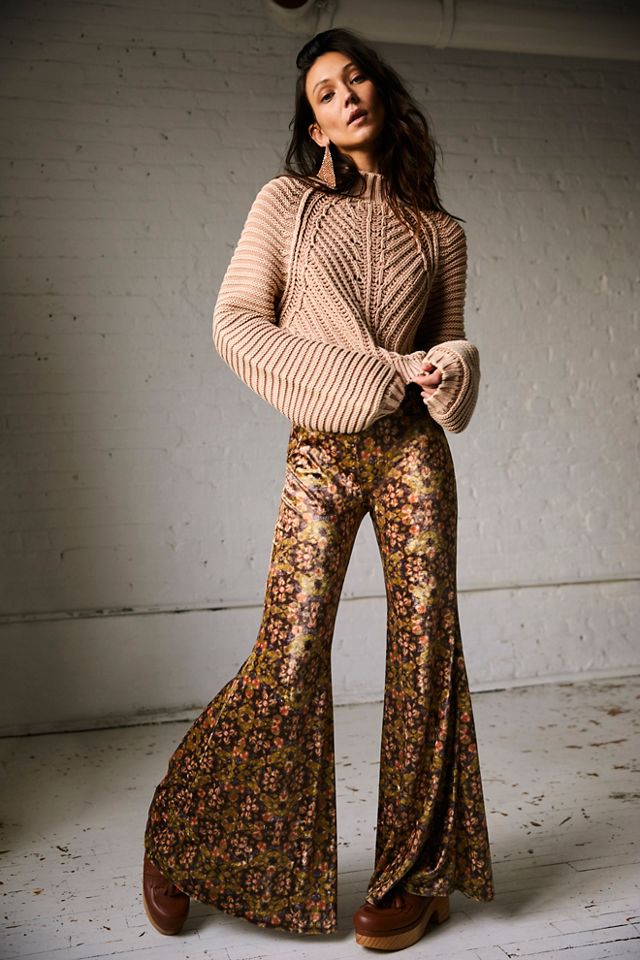 From The Valley Printed Flares