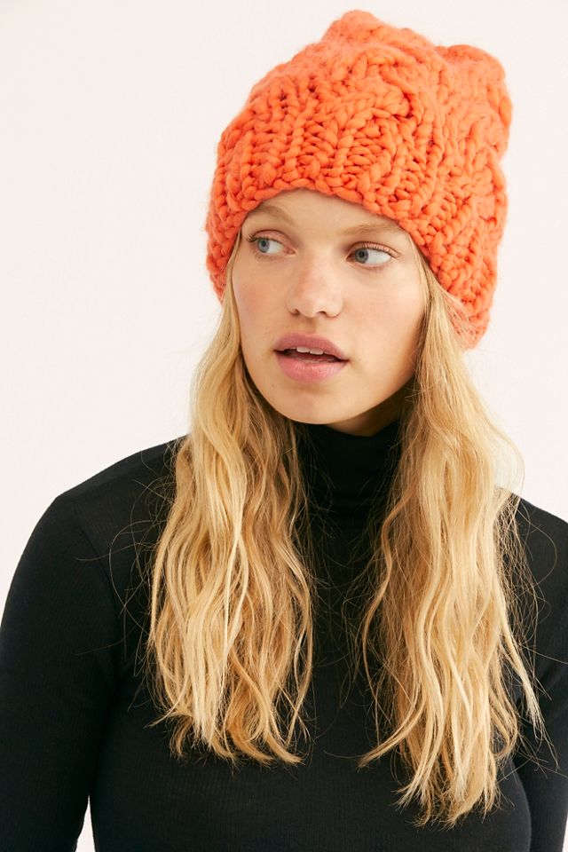 Chunky Cable Beanie #1
