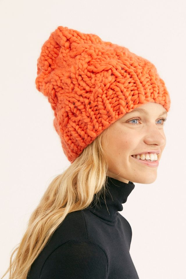 Chunky Cable Beanie #3