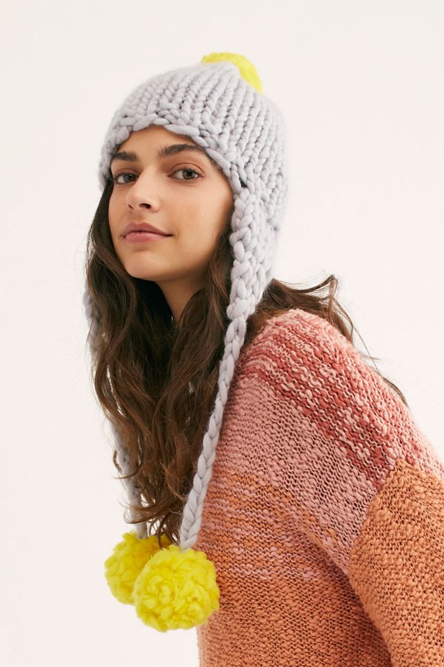 Bonnet de trappeur à pompon Aviatrix #2