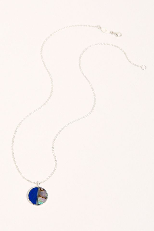 Half Moon Pendant Necklace #1