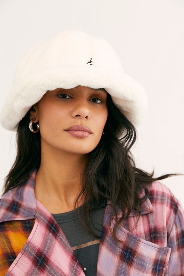 Kangol Faux Fur Casual Bucket Hat | Free People UK display picture 1