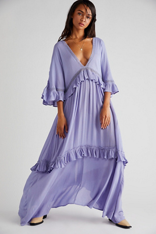 free people purple maxi dress