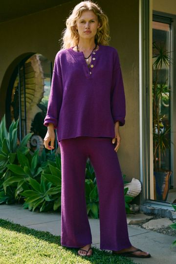 Button Up Sweater Set