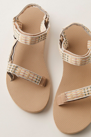 Teva Original Universal Printed Sandals at Free People in White, Size: US 6