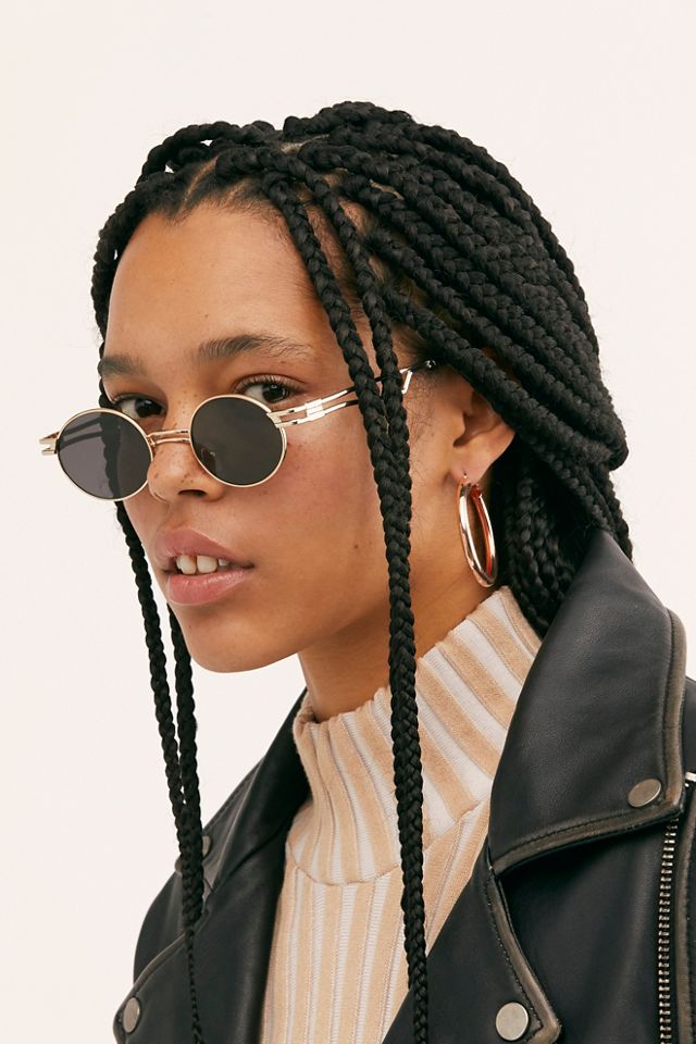 Chloe Slim Oval Sunglasses