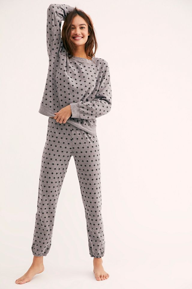 Sweat avec Ètoiles À pois Taille élastique #1