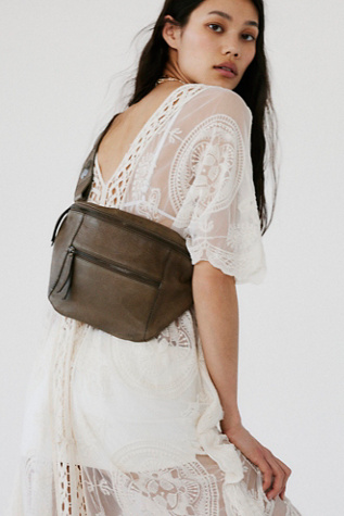 Wilder Embellished Sling Bag by FP Collection at Free People in Frozen Earth