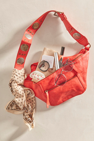 Wilder Embellished Sling Bag by FP Collection at Free People in Red Lip