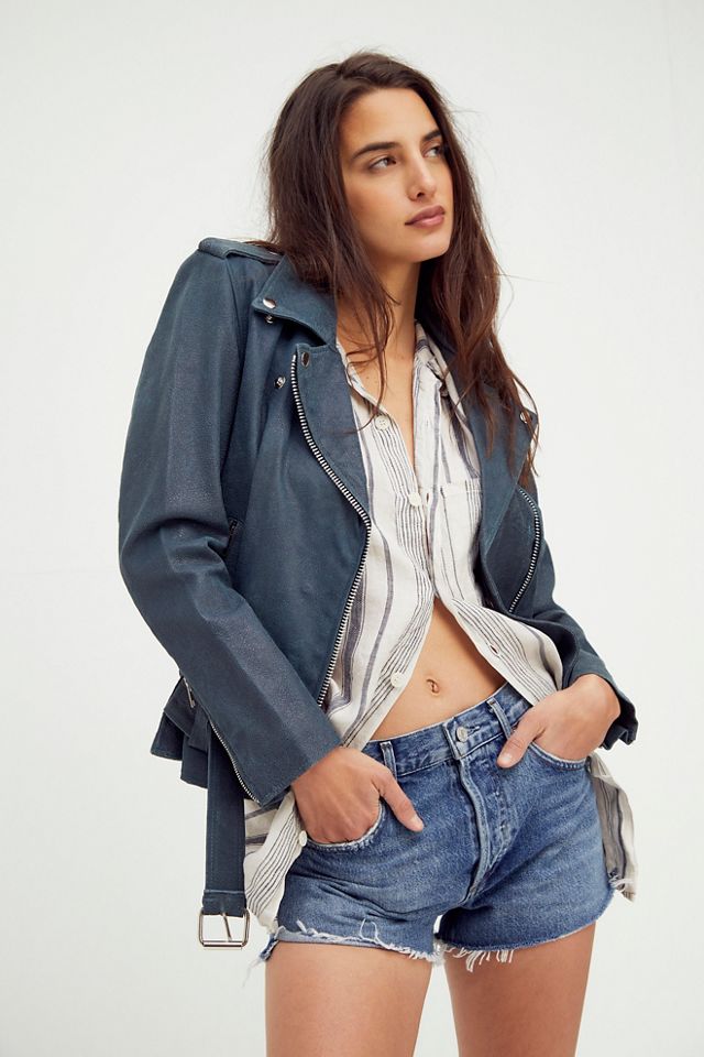 Distressed Easy Rider Jacket | Free People