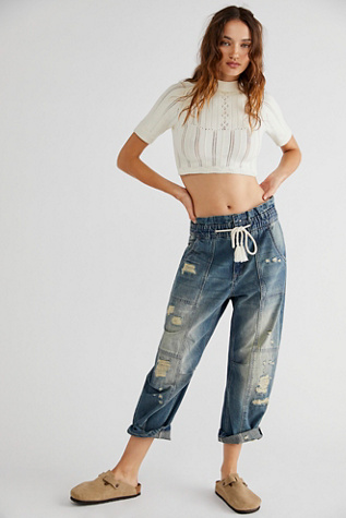 free people denim jeans