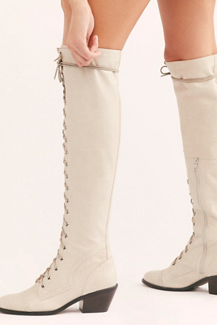 mesh joe lace up boot