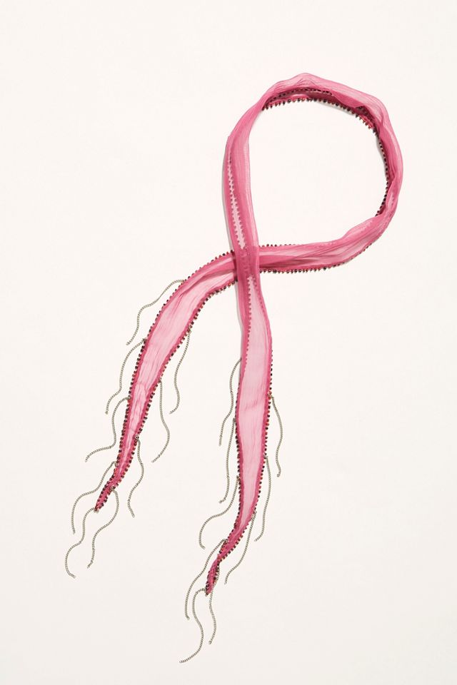 Piccola Embellished Skinny Scarf #1
