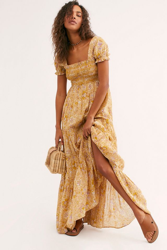 Free people castaway midi hot sale dress