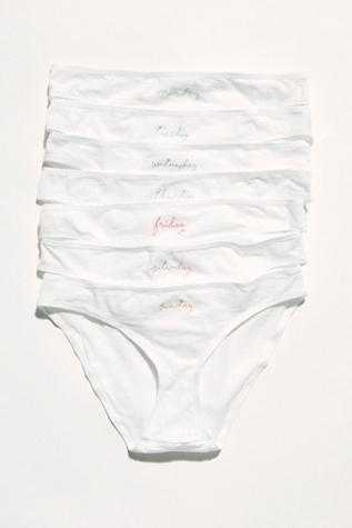 Days Of The Week Undie Pack | Free People