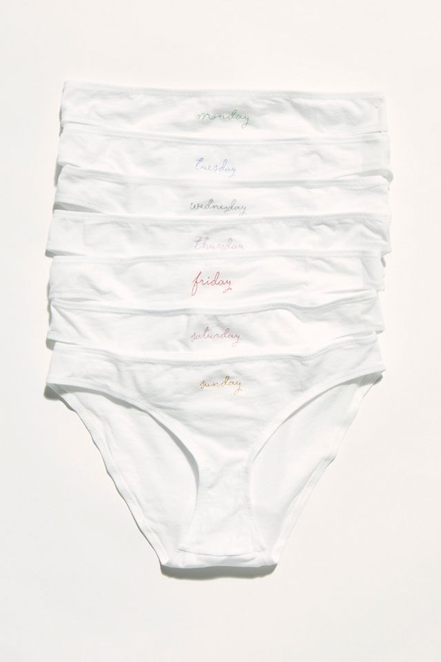 Days Of The Week Undie Pack Free People Uk 1279