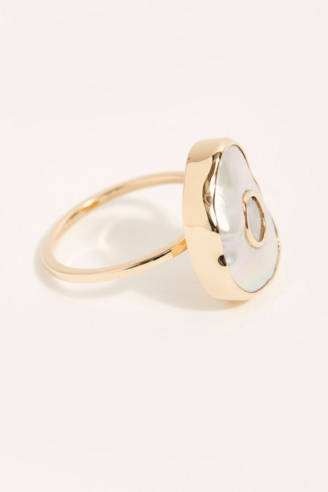 Chan Luu Pearl Bezel Ring