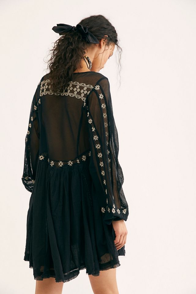 Need Me Embroidered Mini Dress #1