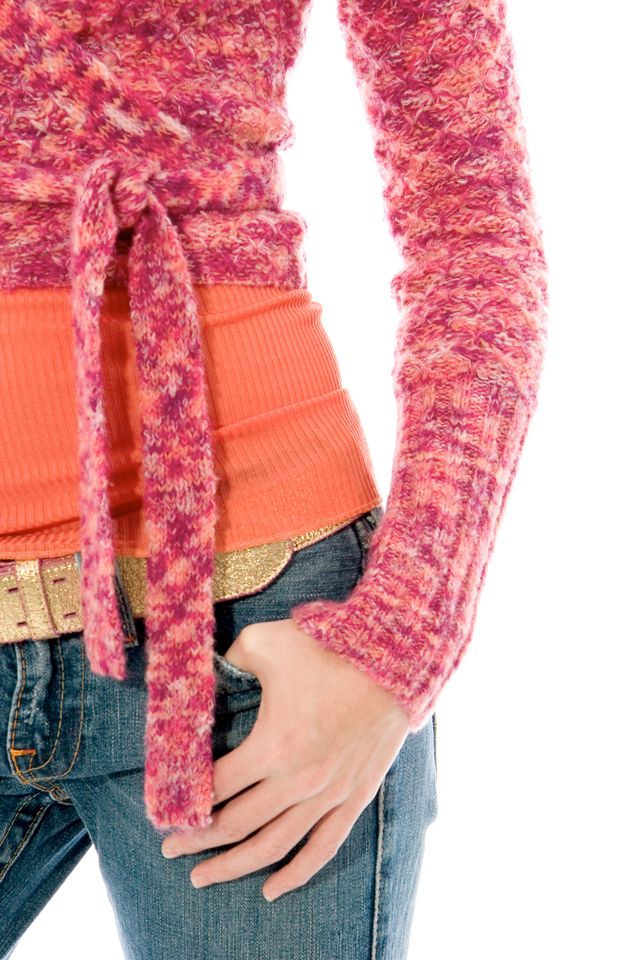 Tuck Space Dye Collar Wrap #2