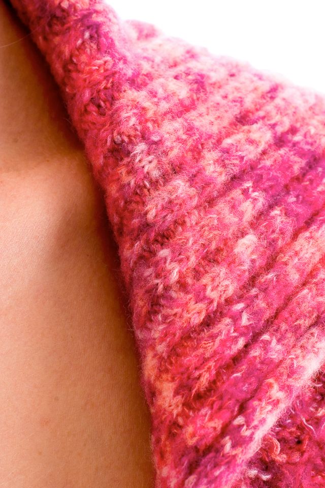 Tuck Space Dye Collar Wrap #3