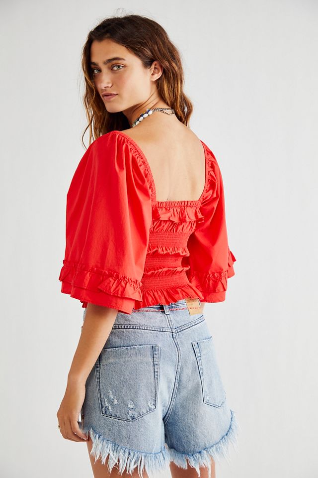 Shirred Perfection Top #1
