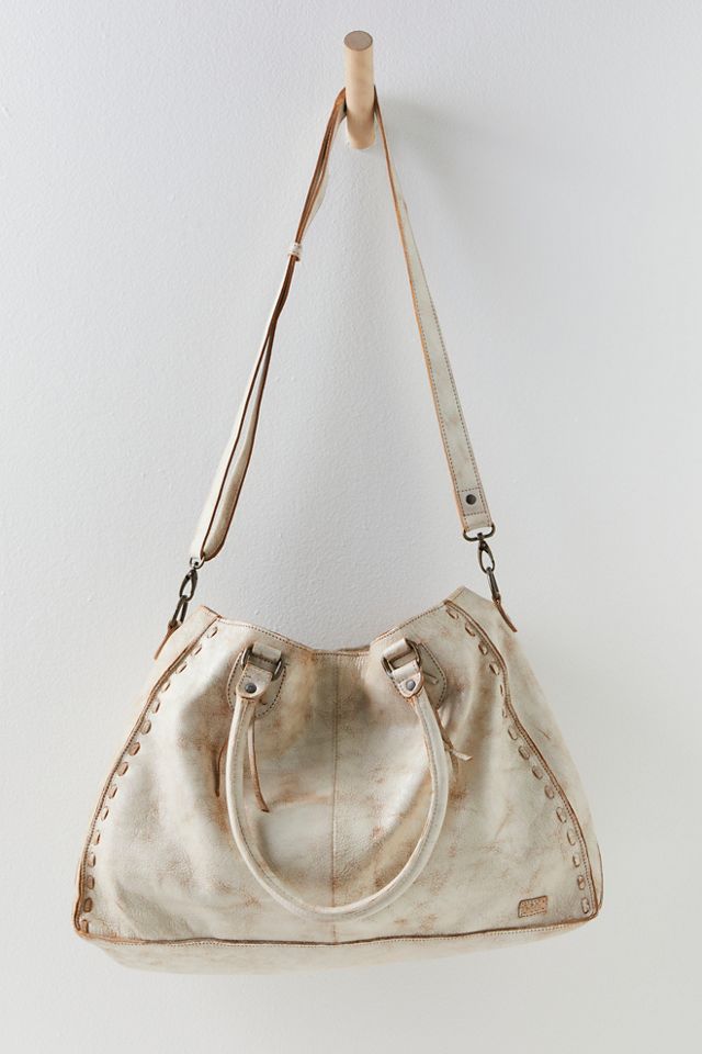 Bedstu Rockaway Handbag in Taupe Driftwood