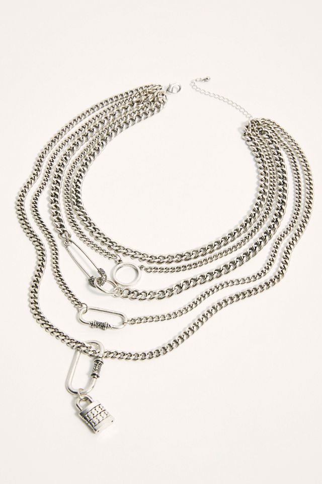 Locked + Layered Necklace #1