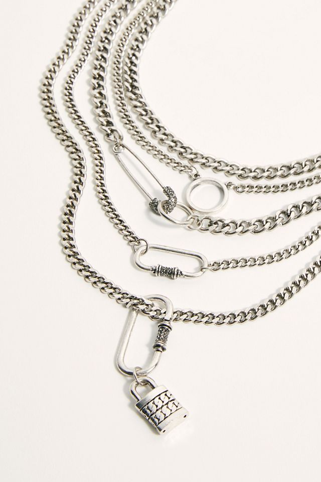 Locked + Layered Necklace #2