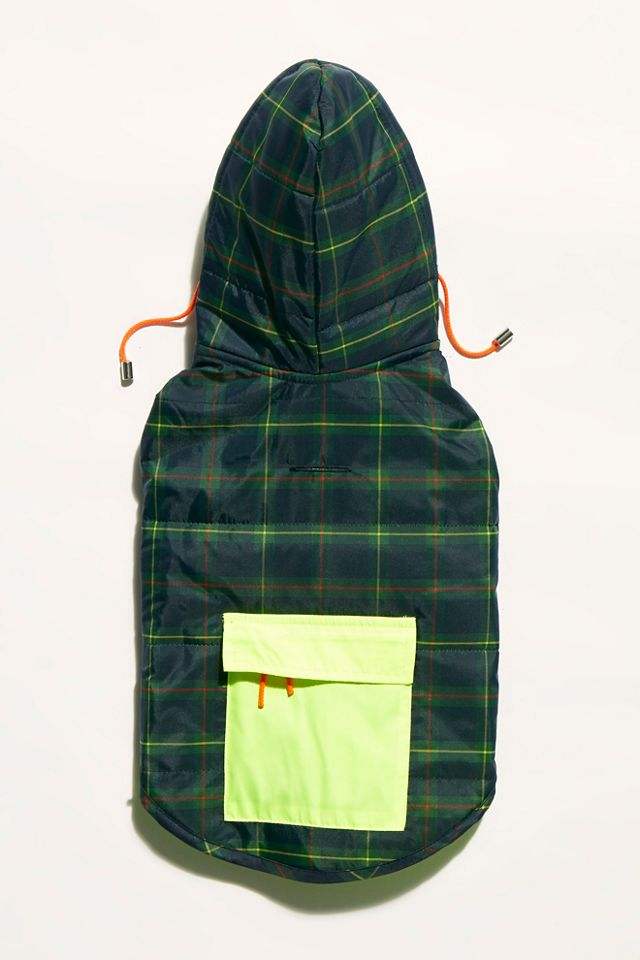 Plaid Dog Puffer #1
