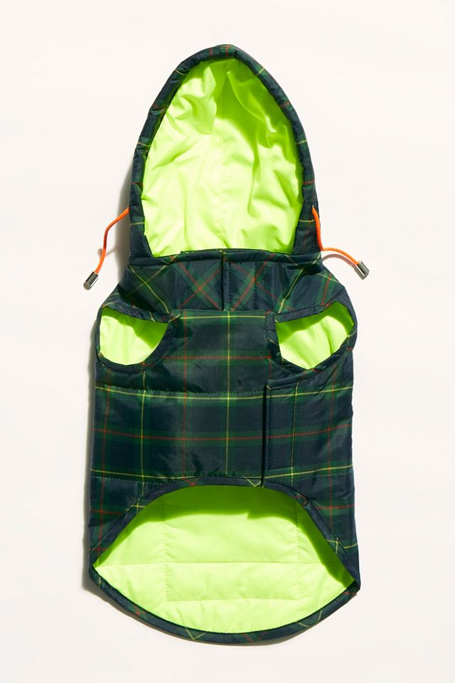 Plaid Dog Puffer #3
