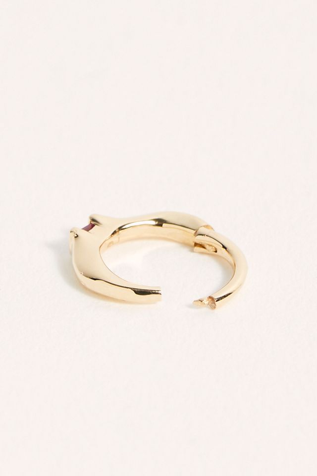 Pamela Love x FP Floating Stone Single Hoop Earring #1