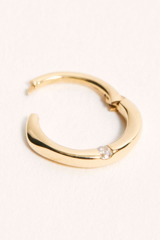 Pamela Love x FP 8mm Floating Diamond Single Hoop Earring #1