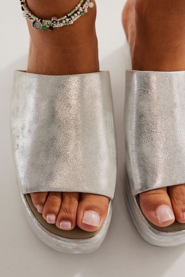 Silver hot sale platform slides