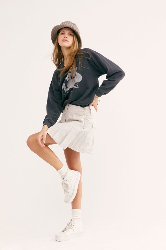 Ashton Pleated Mini Skirt