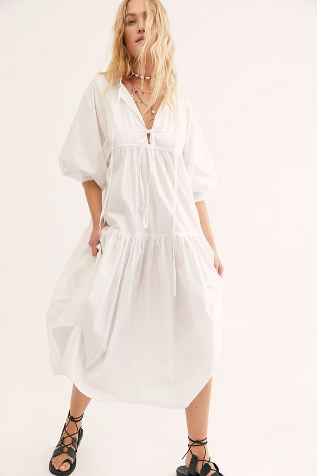 Free people 2025 tiered maxi dress