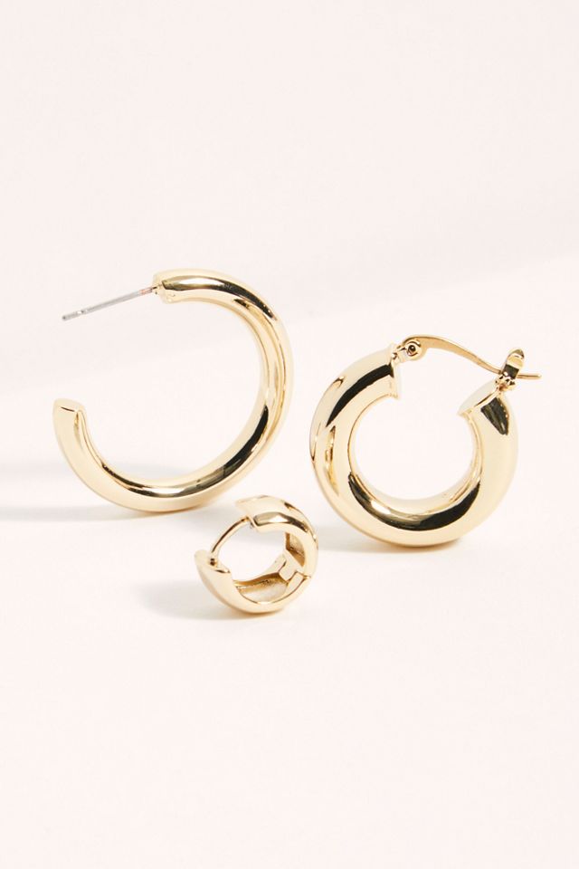 Free people hoop on sale earrings