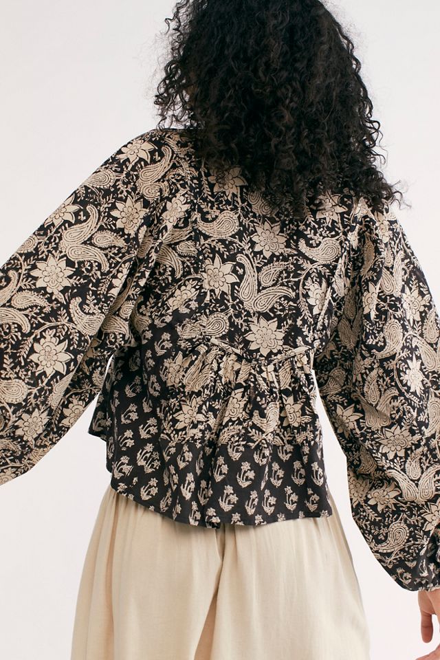 Marrakesh Coal Blouse #1