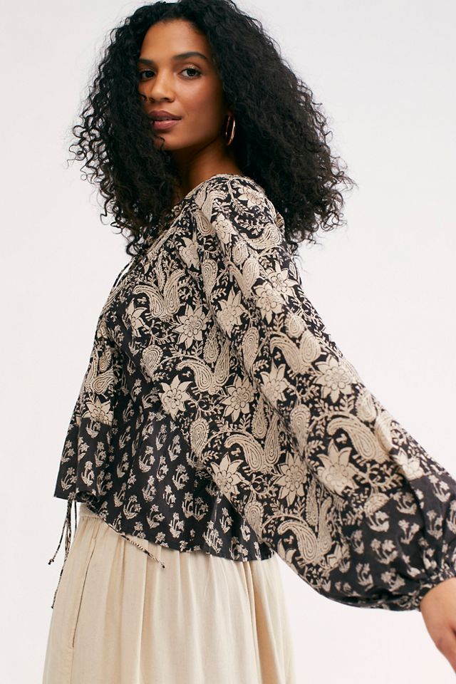 Marrakesh Coal Blouse #2