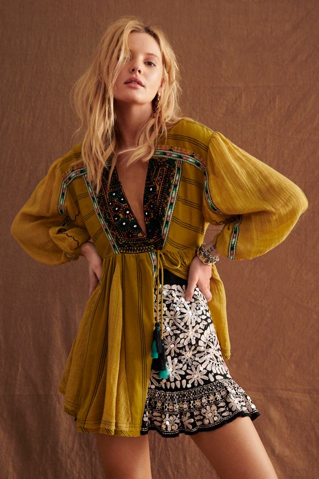 Sabeena Embroidered Tunic | Free People