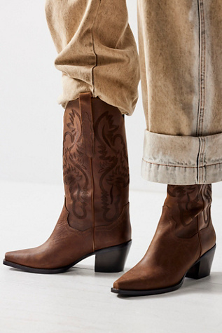Dagget Western Boots by Jeffrey Campbell at Free People in Brown, Size: US 8.5