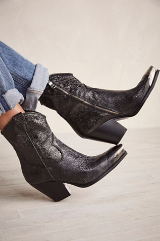 Free people 2024 black booties