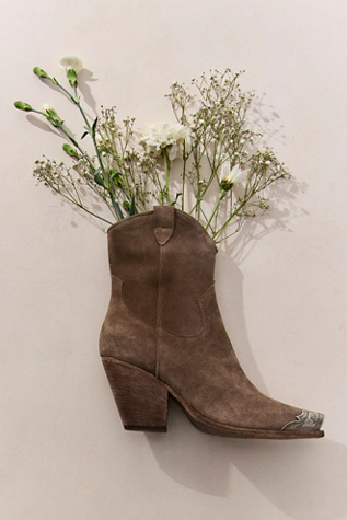Женские ботинки FP Collection Brayden Western, цвет: Бежевый