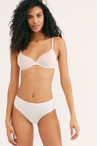 Galen High-Leg Brief Knickers by Skin at Free People in White, Size: Medium