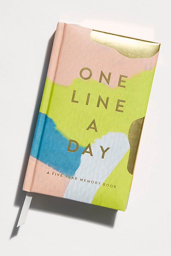 One Line A Day Journal by Chronicle Books at Free People, Canvas, One Size