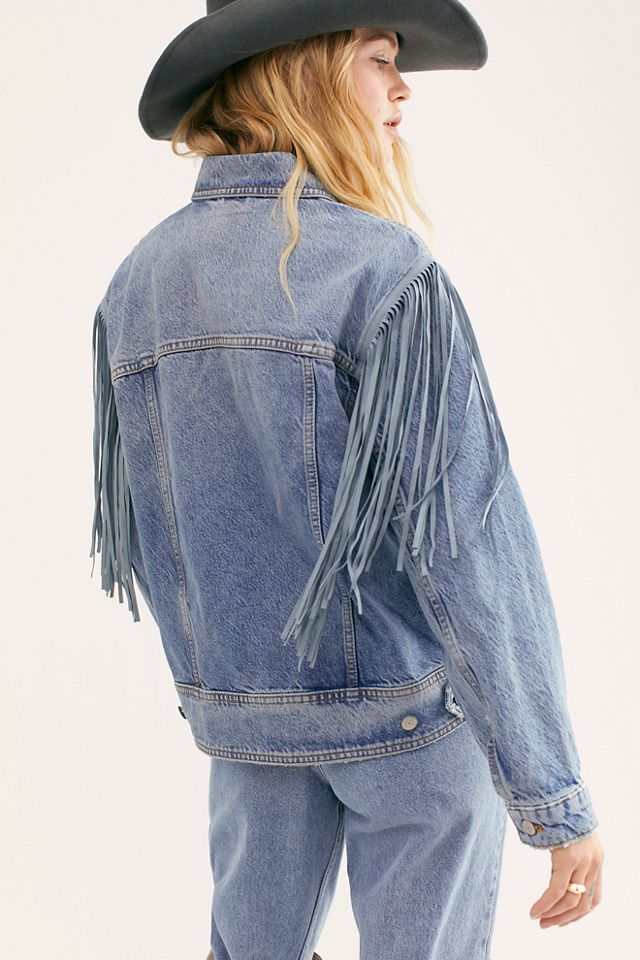 Veste en jean à franges After Hours #2