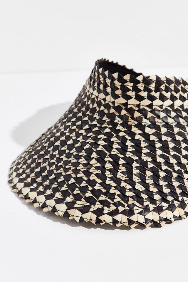 Island Hopper Speckled Straw Visor #2