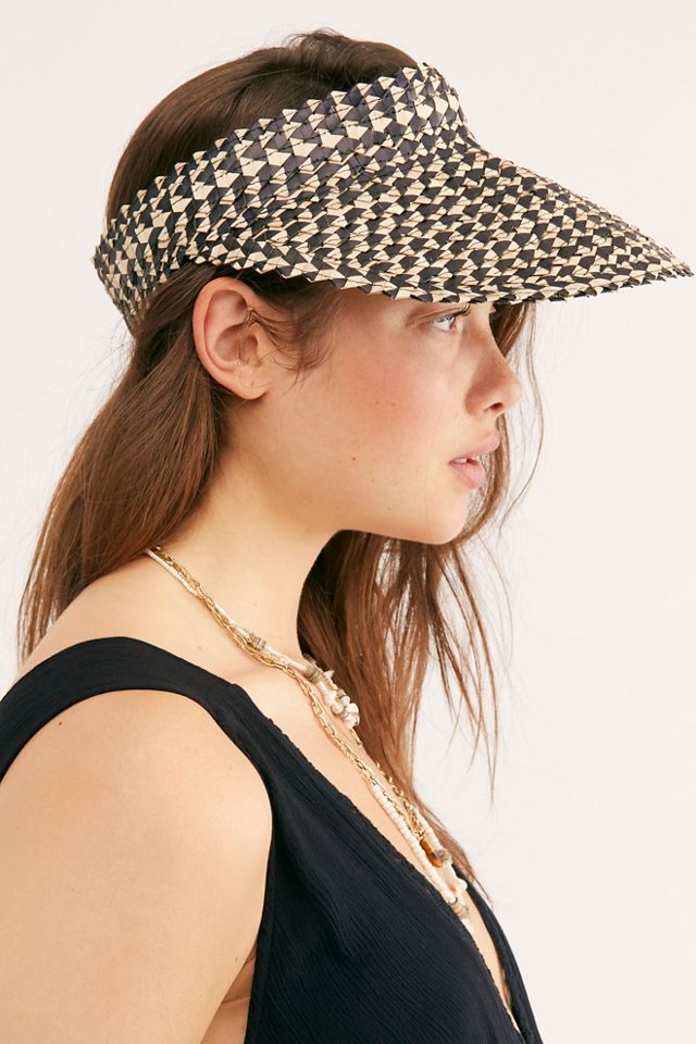 Island Hopper Speckled Straw Visor #5