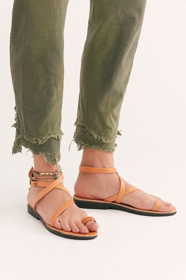 Athena Leather Sandals